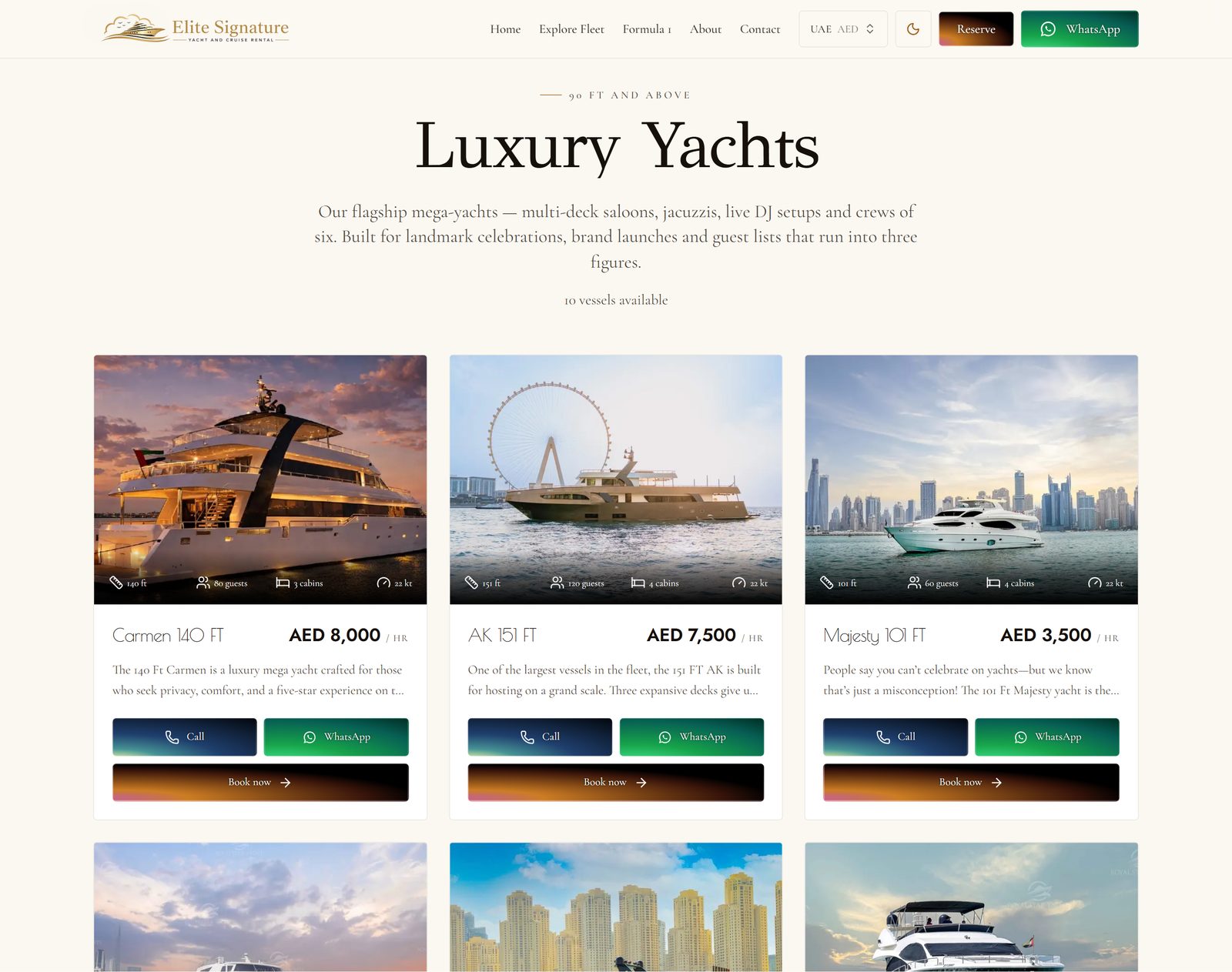 Elite Signature Yacht detail view 11